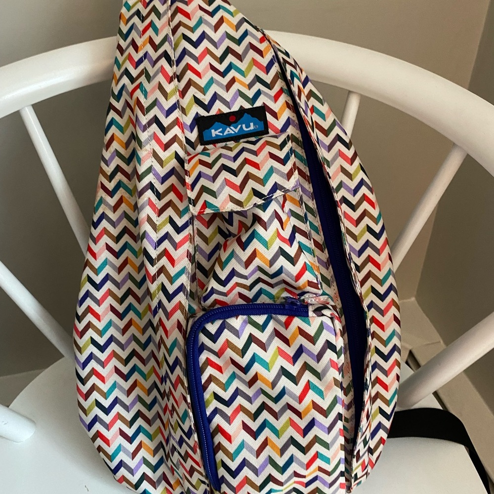KAVU Rope Bag Rare Rainbow Color- like new